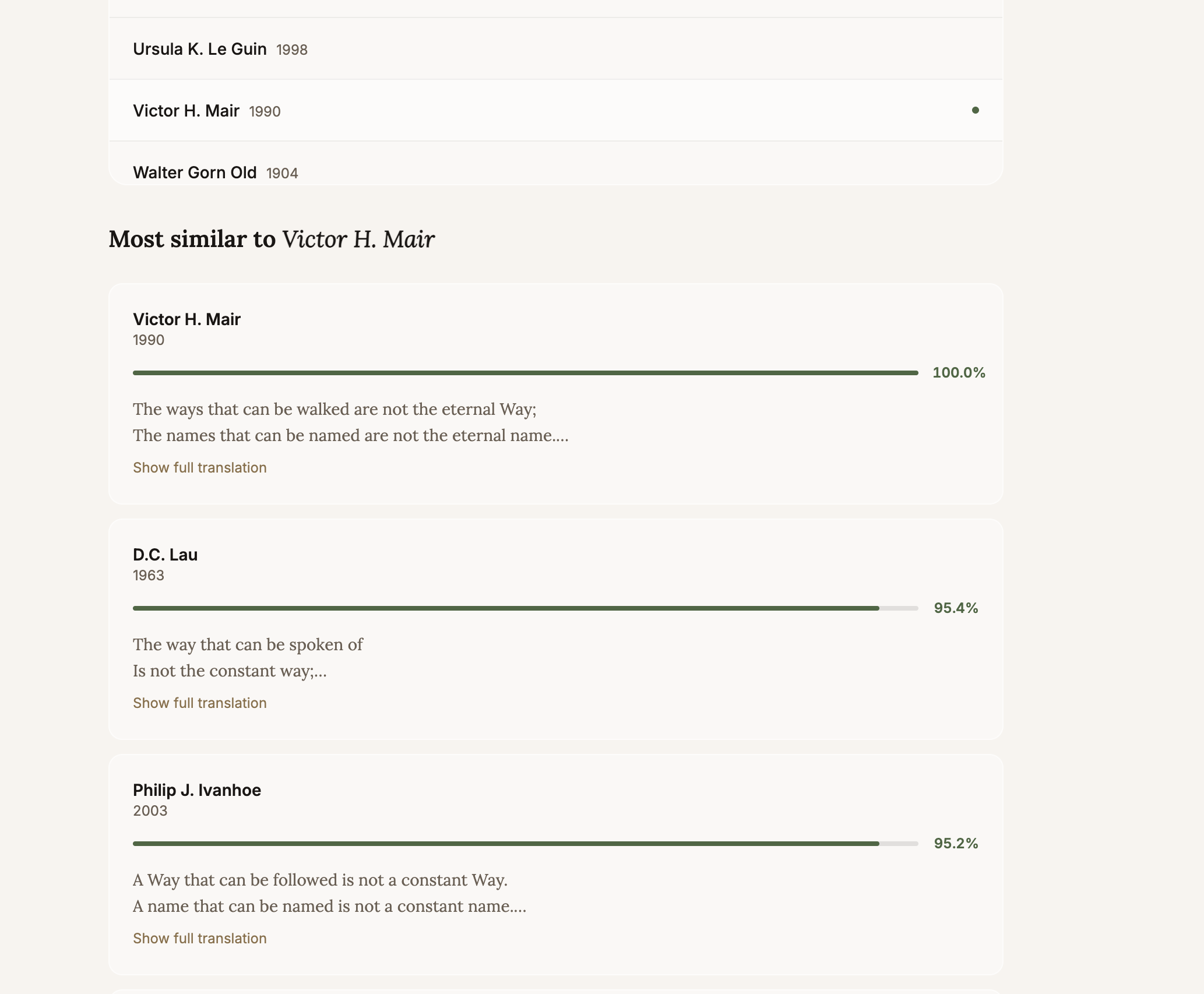 screen shot similarity scores